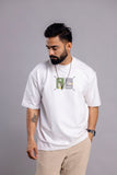 Oversized T-Shirt : Slogan Print