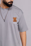 Oversized T-Shirt : Teddy Bear Print