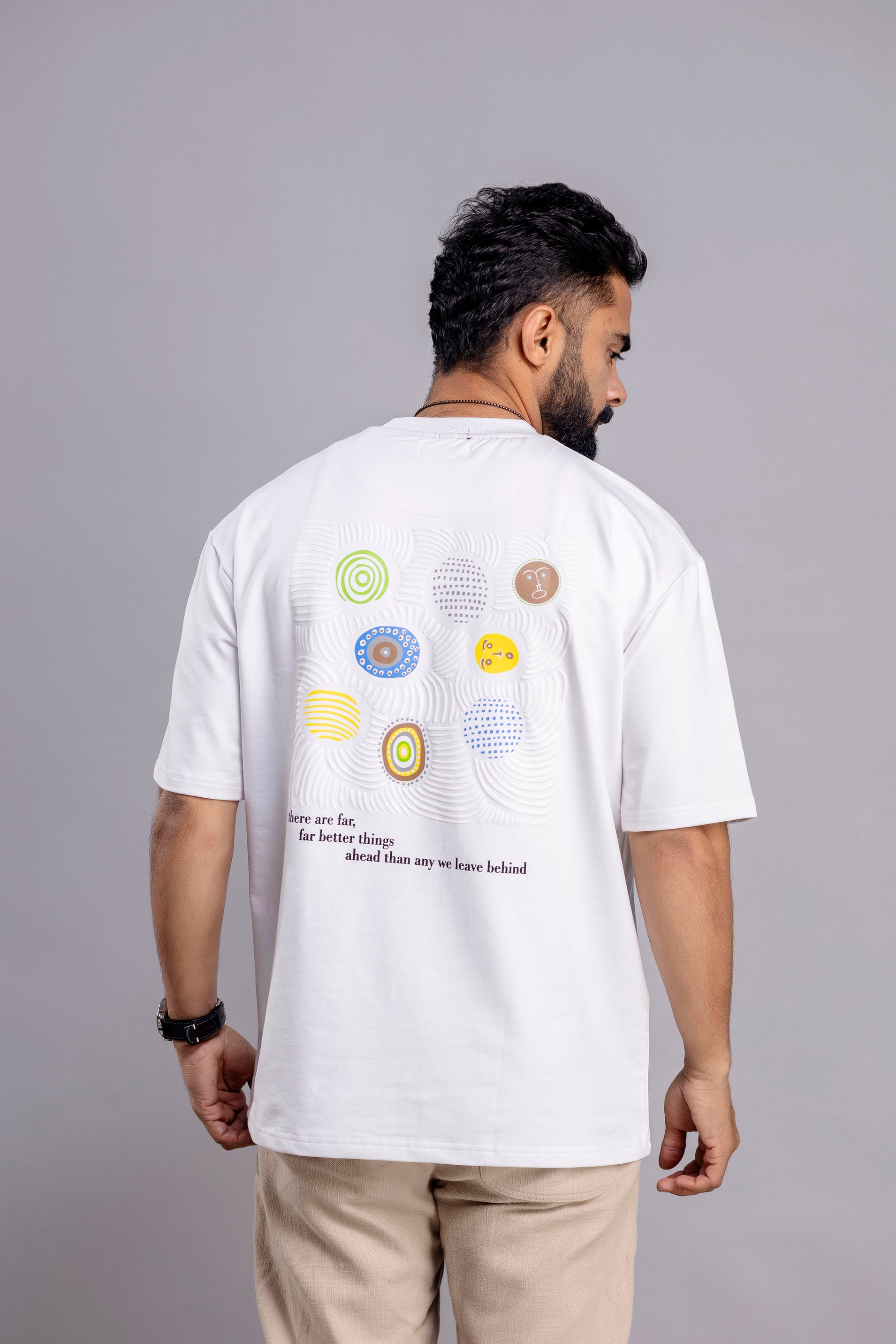 Oversized T-Shirt : Slogan Print