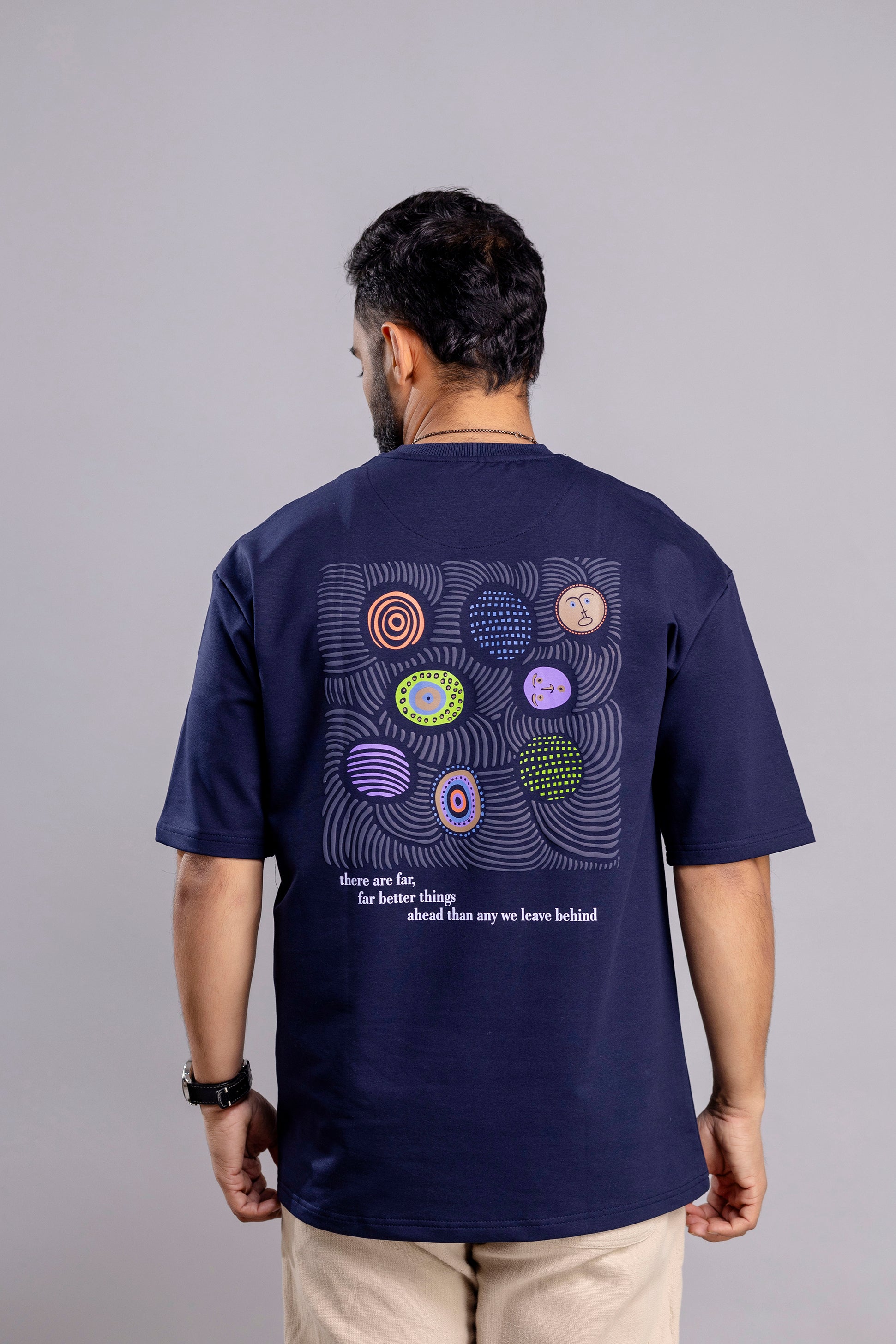 Oversized T-Shirts : Chest And Back Print