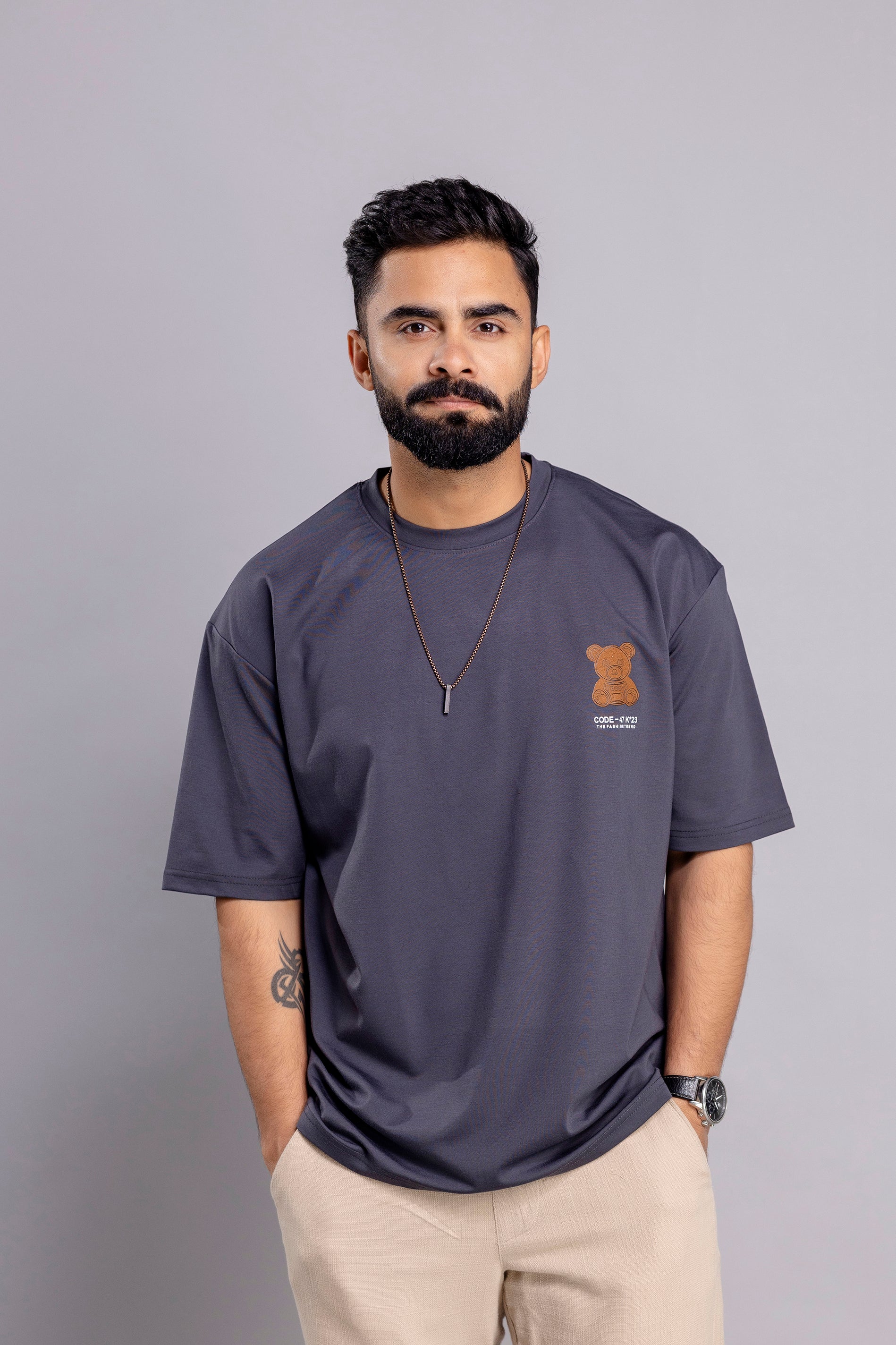 Oversized T-Shirts : Teddy Bear Print