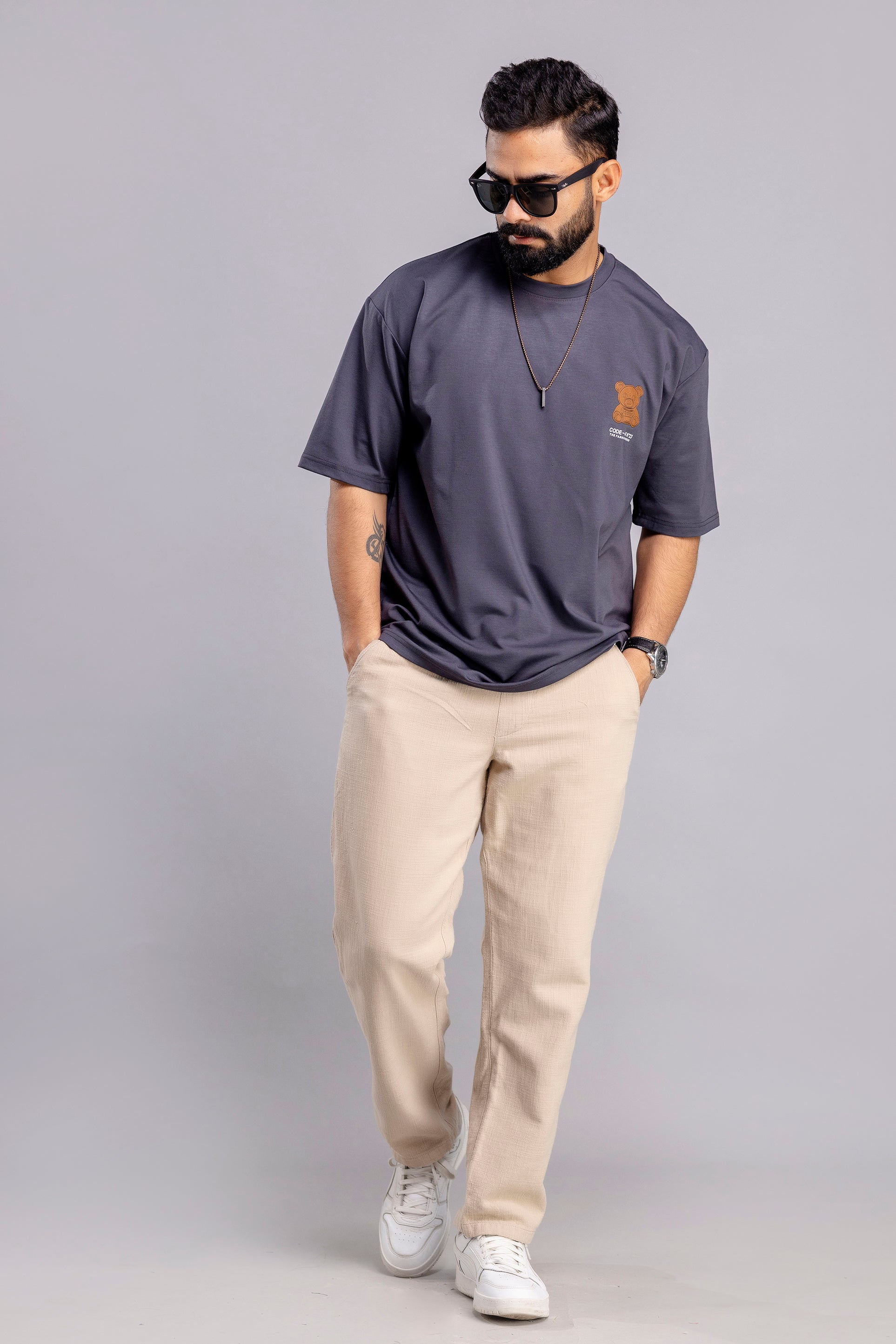 Oversized T-Shirts : Teddy Bear Print