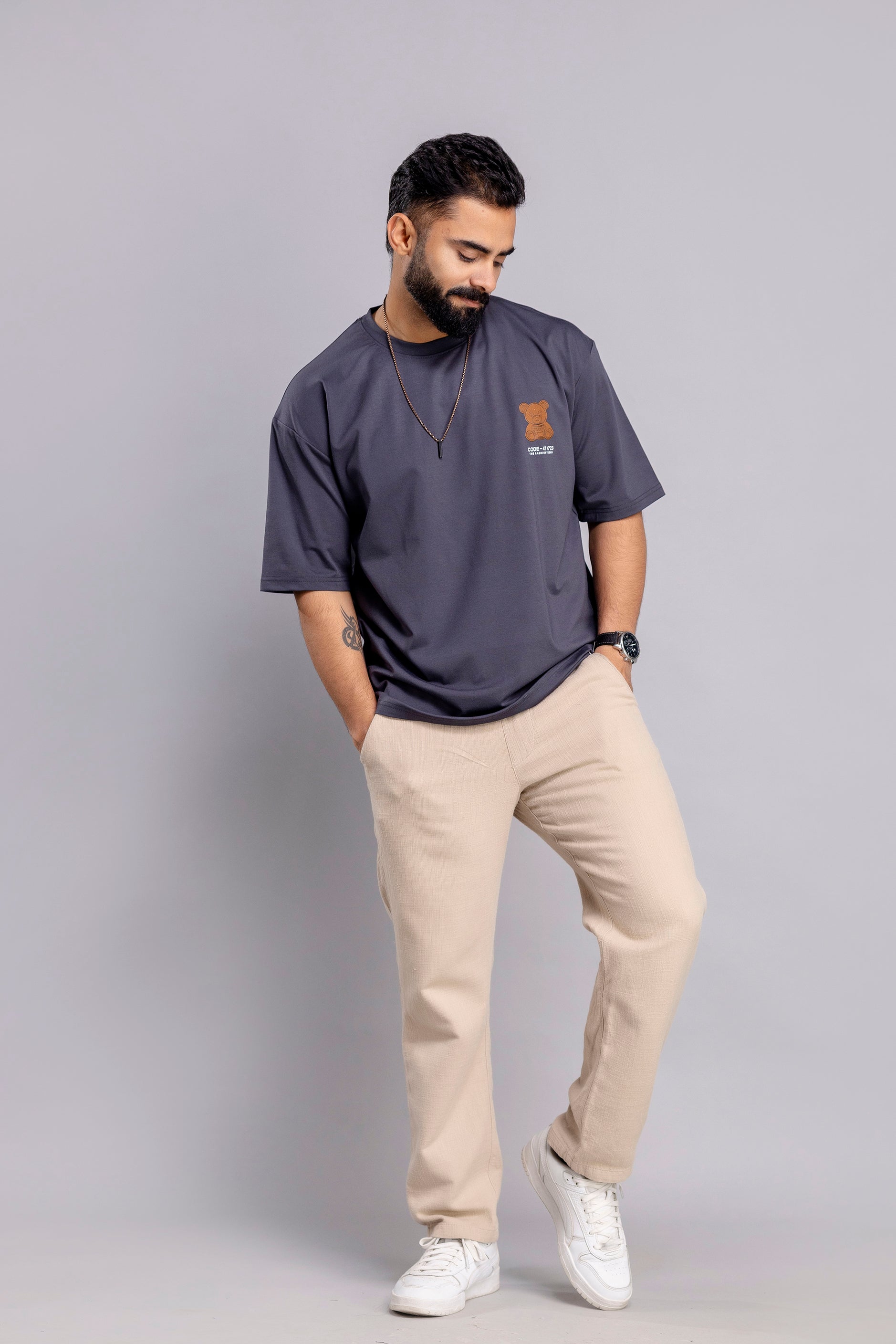 Oversized T-Shirts : Teddy Bear Print